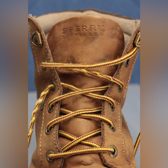 SPERRY Men\'s Waterproof Lace-Up Leather Avenue Duck Boots Brown ‎ 12M Gorpcore main image 10